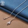 925 Sterling Silver Three Rose Flower Pendant Necklace Jewelry