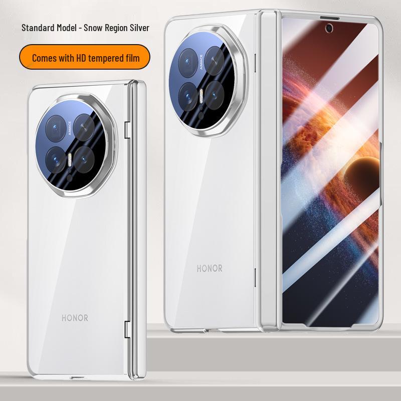 

Compatible Honor Magic V6 Foldable Phone Case: Transparent Magnetic Charging, Full Coverage, Anti-Drop Protection. Honor Magic V6