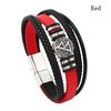 Multilayer Leather Bracelet Alloy Wrist Jewelry Trendy Braided Chain Bracelet  Men