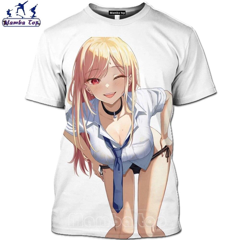 Mamba Top 3D Print Girl T Shirt Women Clothing Hentai Manga Sexy Bikini Beach Vacation Men Tshirt Summer Short Sleeve Tees