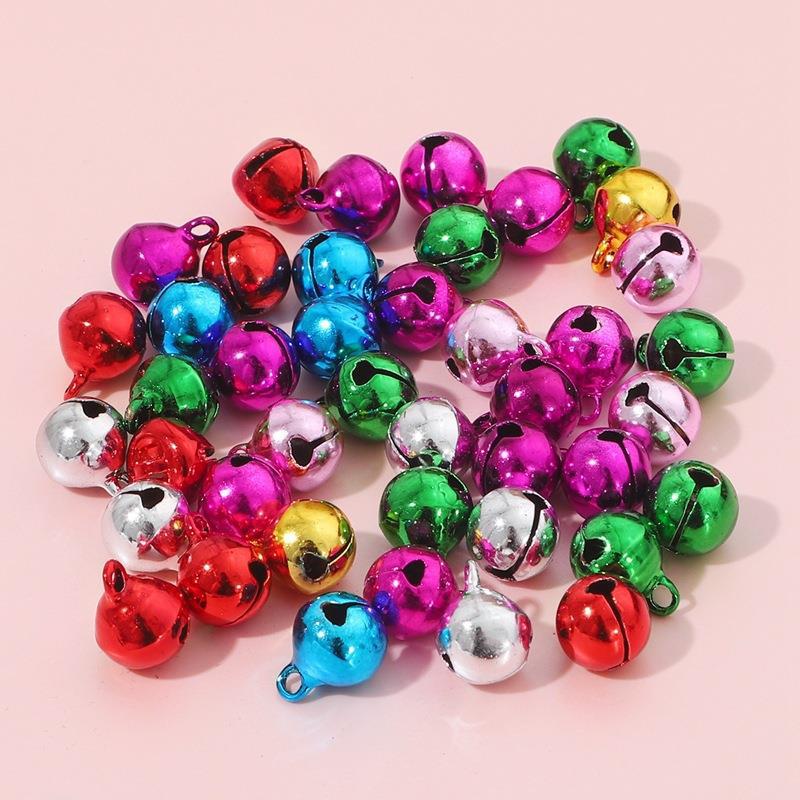 Copper colored small bells, handmade DIY Christmas bells, pet pendants, pendants, jewelry accessories