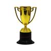 Plastic Material Gold Plated Trophies Small Size Mini Trophy Prize Plastic Trophy Set  For Kids