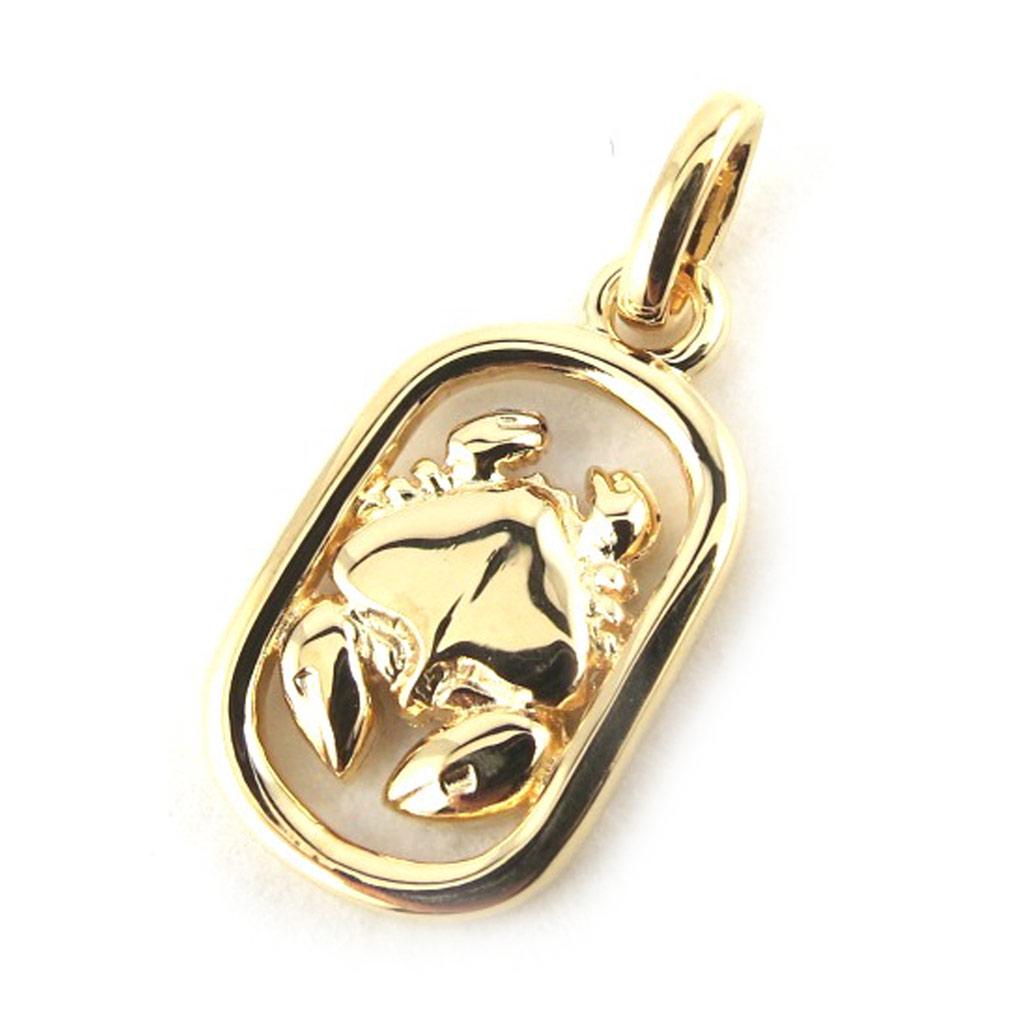 Altesse [N1836] - Gold Plated 'Cancer' Pendant