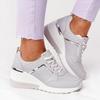 European and American large-size sports and leisure shoes summer new thick-soled wedge casual shoes straps mesh sneakers