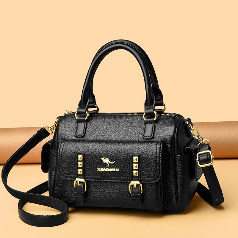 Borsa a tracolla da donna in morbida pelle PU di alta qualità, Borsa a spalla da donna alla moda, Adatta per l'uso quotidiano, Lo shopping, Il pendolarismo
