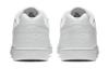 Nike EBERNON Low Genuine Leather Comfortable Coverage Slip Resistant Low Top Skateboard Shoes Women's Pure White AQ1779-100