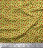 Soimoi Japan Crepe Satin Fabric Coke & Burger Food Printed Craft Fabric by the Metre 42 Inch
