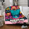 1 pezzo Coperta Morbida in Flanella Grand Theft Auto con Stampa di Designer Una coperta accogliente per tutte le stagioni, perfetta per il divano, il letto, l'ufficio