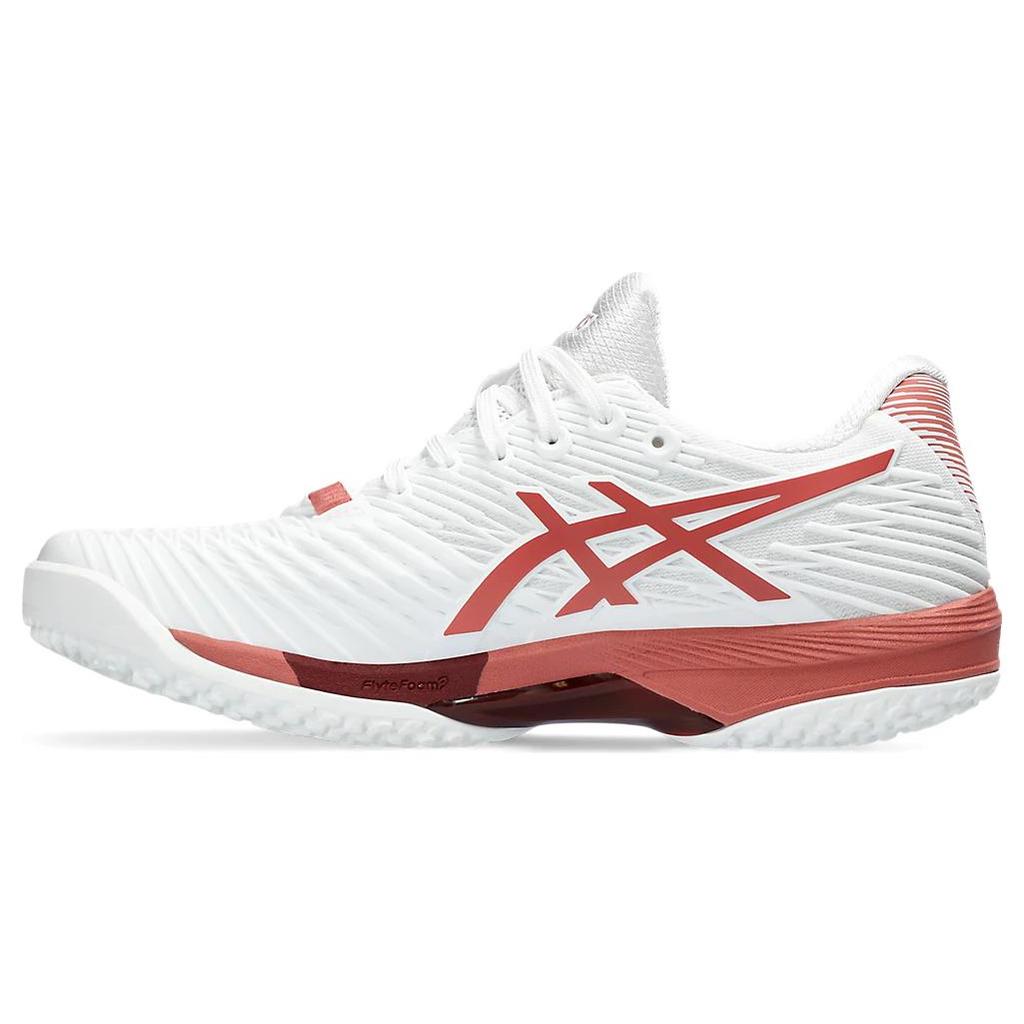 New Asics Solution Speed FF 2 OC Cushioning Low Top Tennis Shoes Women's Red White 1042A135-105
