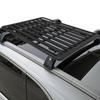Car Roof Rack,Universal Roof Flat Rack Aluminum Construction Heavy Duty Luggage Rack with 440Lbs Load Capacity for SUV