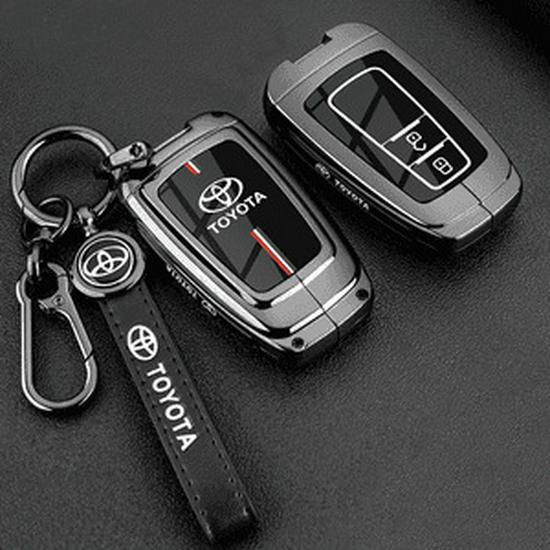 Metall-Schlüsselhülle für Toyota Prado Modelle 2024, 2015, 2016, 2018 und 2019