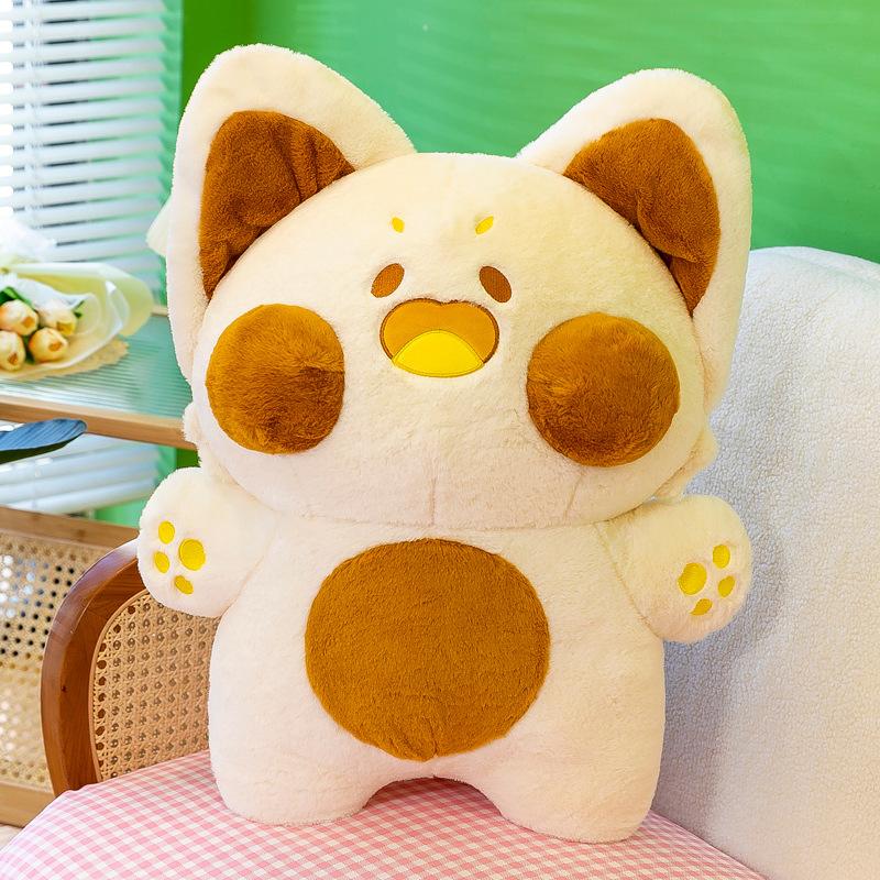 Dudu Cat Doll Kitten Plush Toy Cute Kitten Doll Sleeping Throw Pillow