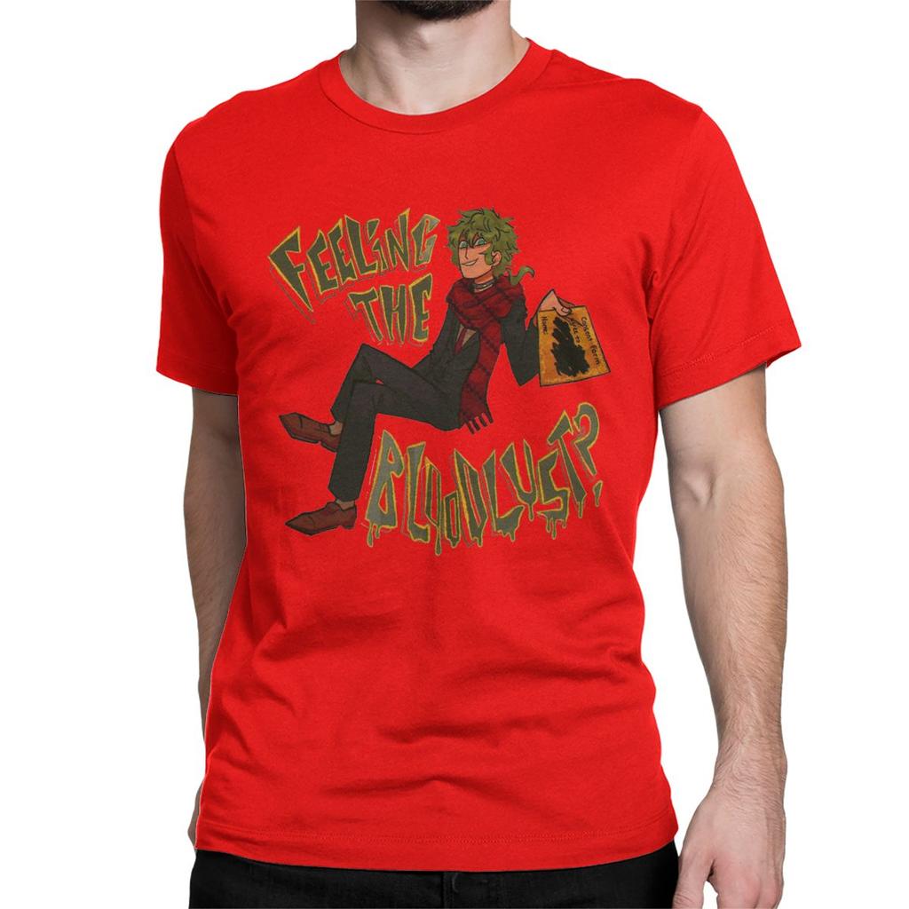 T-Shirt Midori Feeling The Bloodlust YTTD  Pure Cotton Tees Short Sleeve Your Turn To Die Anime Game T Shirt Clothes Printed