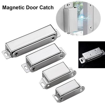 Stainless Steel Magnetic Door Catch Door Drawer Latch Strong Magnet Cabinet Latches Door Magnet Door Closer Hardware