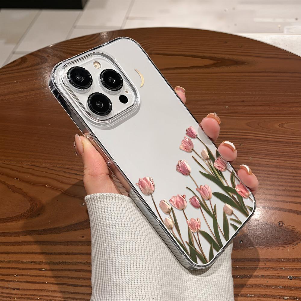 Acrylic Phone Case for iPhone 11 12 13 14 Pro 12 14 16 Pro Max for Samsung A16 A36 A56 S24 FE High-quality Painted Anti-fall Mobile Phone Case