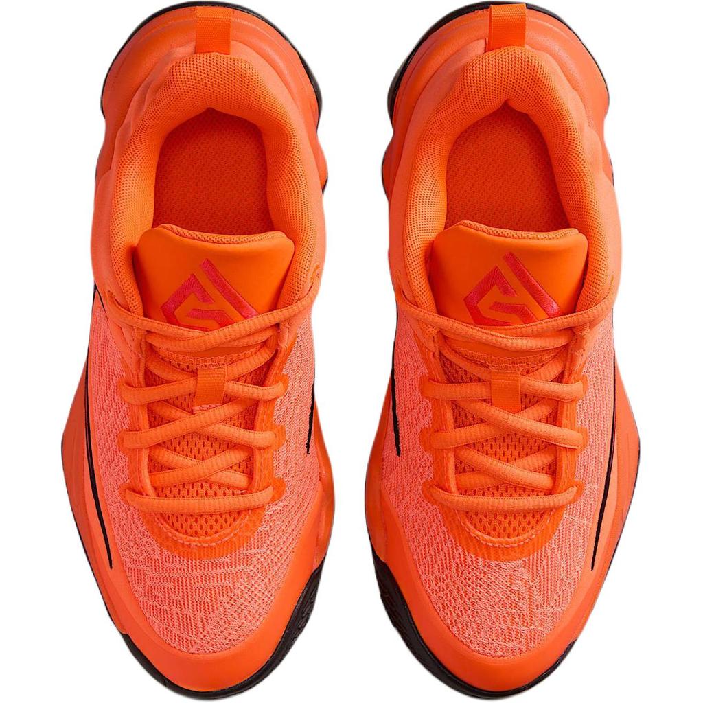 New Nike Giannis Immortality 4 Lightweight Shock Absorbers Low Top Children's Basketball Shoes Vibrant Orange Teenagers IH7664-800