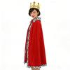 Halloween king cape kids masquerade cos props adult parent-child game costume cape modeling