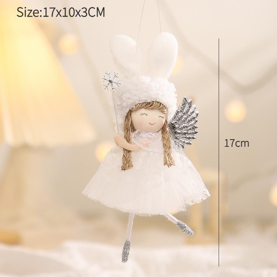 Angel Doll Merry Christmas Ornaments Christmas Decorations for Home Noel Natal Tree Decor Navidad Xmas 2025 New Year 2025 Gifts