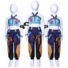Girls POP Singer Super Star Stage Performance Printing Outfit Kids Demon Halloween Cosplay Costume Hunters Carnival Party Role Playing Dress Up Suit