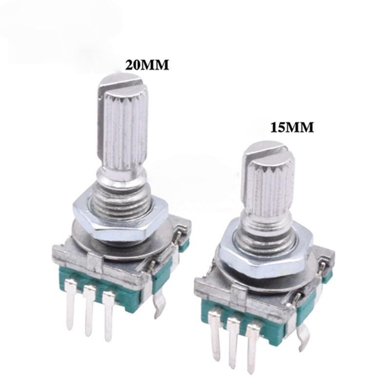 EC11 Rotary Encoding Side Adjustment With 15mm/20mm Plum Blossom Handle For Precise Instrument Control DIY Projects