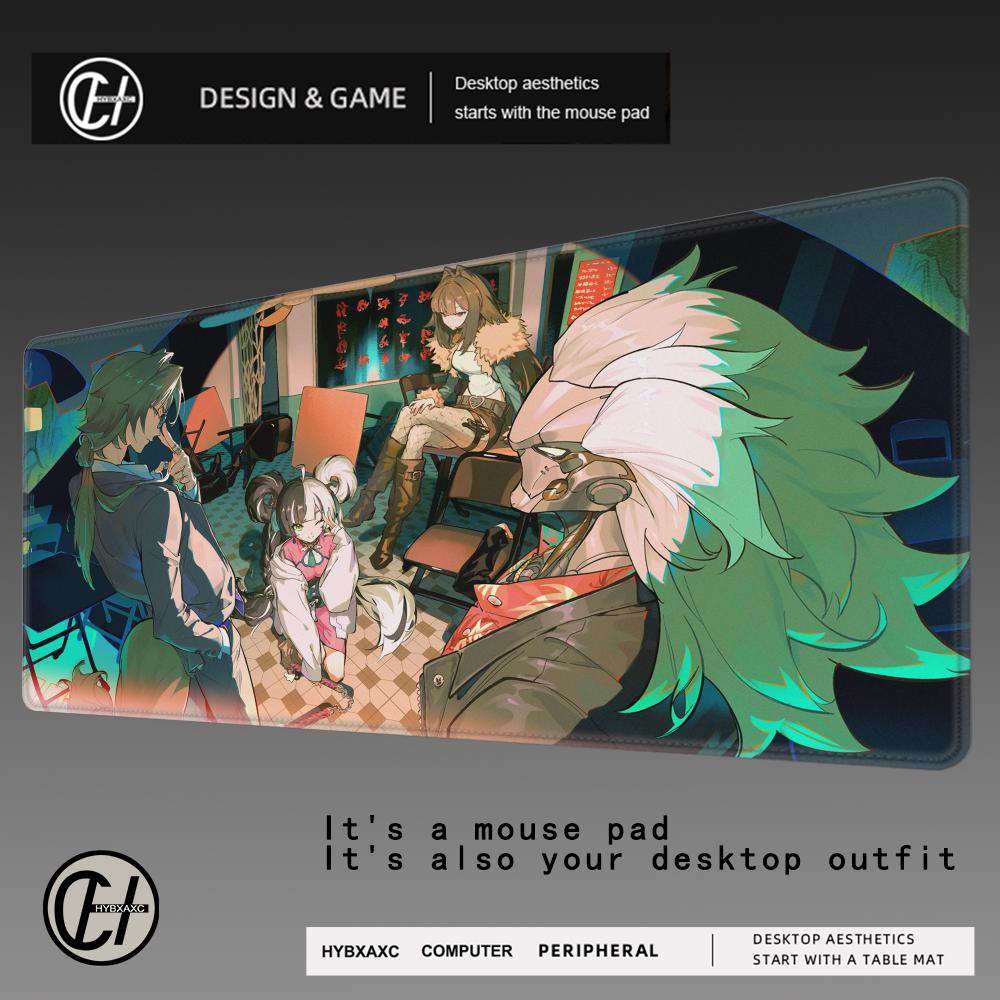 HYBXAXC New Role Pretty Zenless Zone Zero Dialyn Mouse Pad Kawaii Anime Girl ZZZ Mousepad PC Non-slip Keyboard Pad Cute Desk Mat