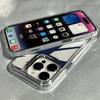 Blue five pointed star pattern phone case suitable for iPhone17 16 15 14 13 12 11Pro/Max/Plus anti drop and shockproof backcover