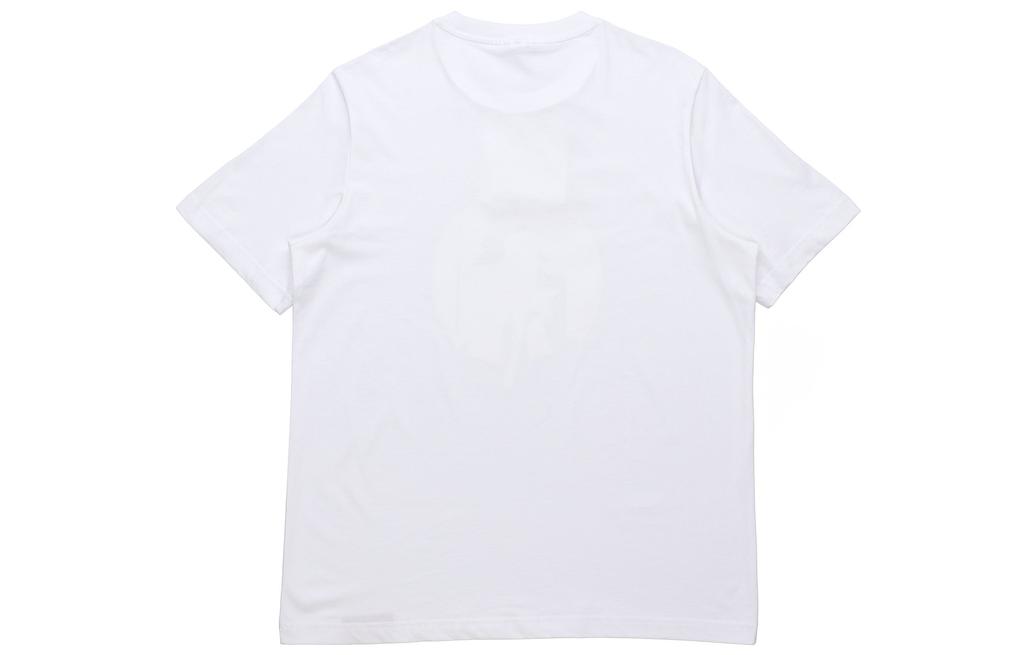 Adidas T Shirts Men's White Crew Neck Moderate Straight Fit GH6717