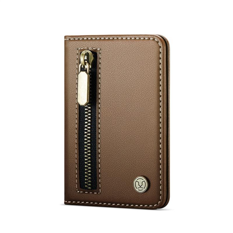 Leather PU Mobile Phone Magnetic Card Holder Card Holder Magnetic Ring