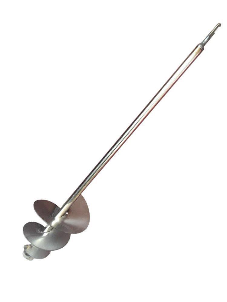 Stainless Steel Dual-Use Mixer: Cement & Sand Plastering Rod with Electric Hammer