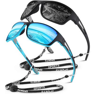 Polarized Sports Sunglasses With Rope Men Women Vintage Classic Uv400 Shades Outdoor Sun Glasses Riding Fishing Eyewear