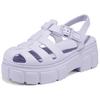Skechers Sandalias de Dedo Foamies Cómodas Versátiles Simples de Moda Sandalias para Mujer Morado 111617-LAV