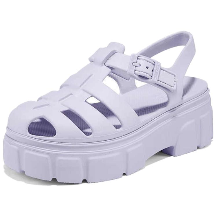 Skechers Sandalias de Dedo Foamies Cómodas Versátiles Simples de Moda Sandalias para Mujer Morado 111617-LAV