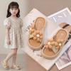 Summer Girls' Sandals, Non-slip Soft Sole, Casual and Versatile, Princess Style, Suitable for Young Girls To Wear Outside, Girls' Beach Sandals