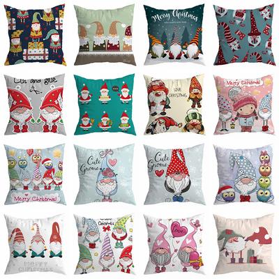 Housse de coussin Gnome de Noël Mignon Coussin Voiture Bureau Canapé