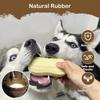 Squeaky Dog Toys Interactive, Peanut Shape Dog Toys Teeth-Cleaning Squeak Dog Chew Toy, Durable for Medium Dogs, Large & Small Breeds - Puppy Teething