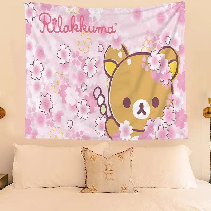 

Милый медведь мультфильм декоративный гобелен украшение стены дома офис гостиная гобелен 100x75cm