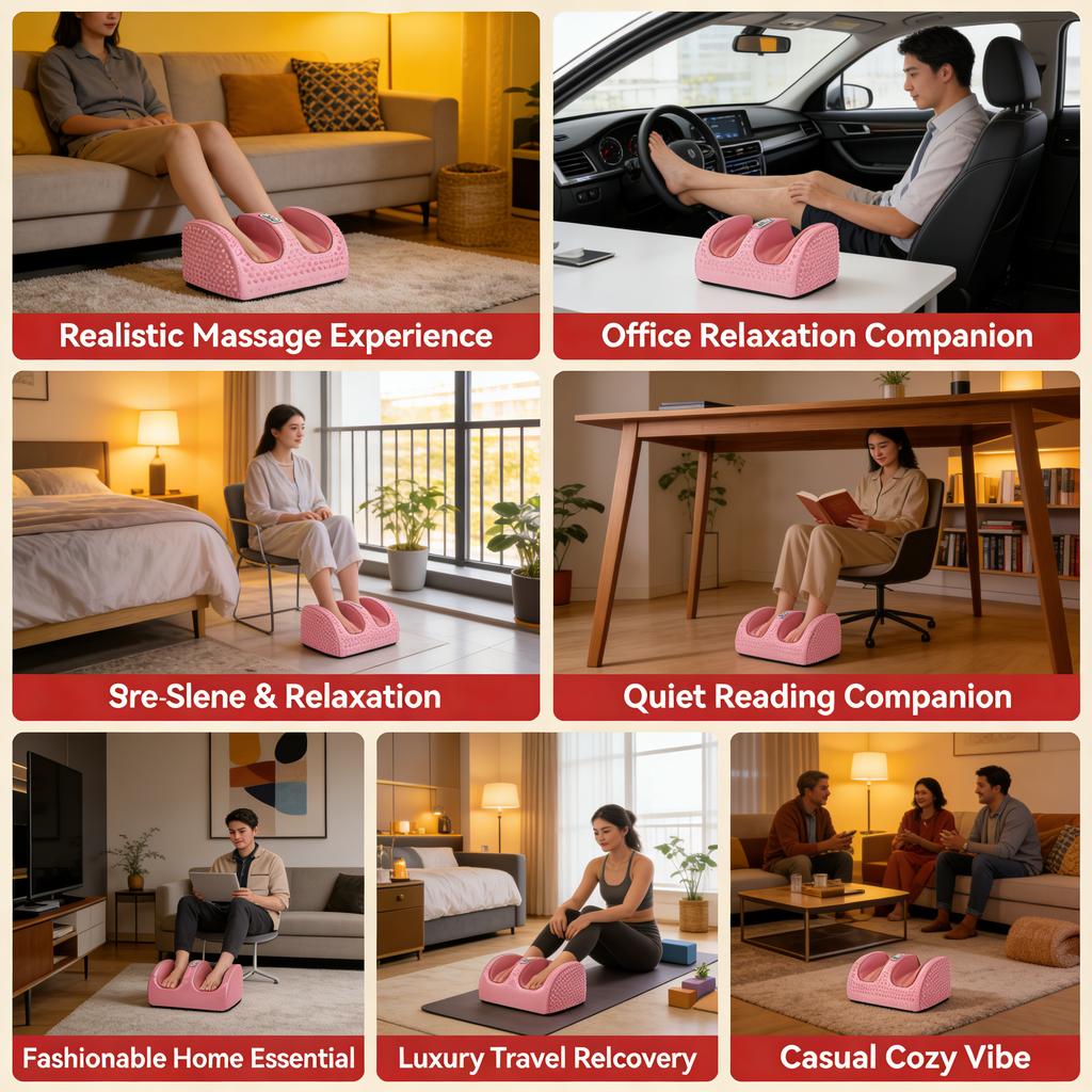 Foot Massager for Pain Relief & Better Sleep, Shiatsu Massage & Acupressure, for Relaxation and Wellness