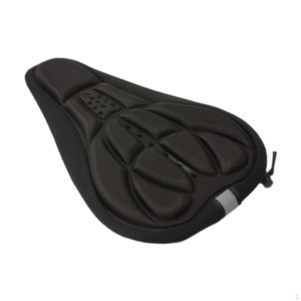 Bicycle Saddle Cushion Seat 3D Soft Portable Stylish Breathable Bike Cover
