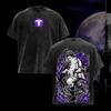Black Clover Anime T-shirt Gothic Y2k Vintage Washed Oversized T Shirt Men Women Clothing Summer Short Sleeve Cotton Tees Tops