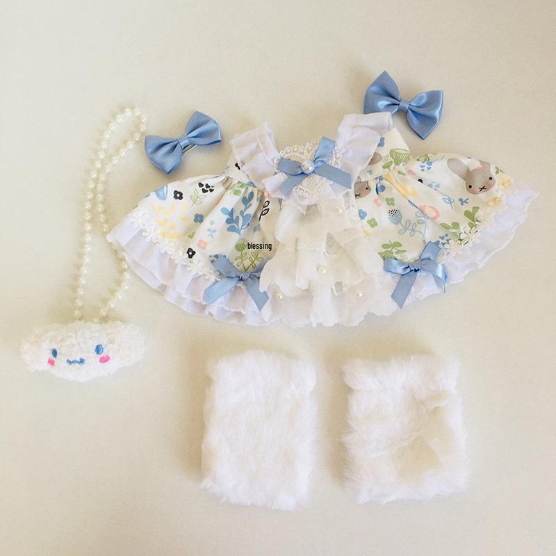 Medium 30cm Handmade Doll Clothes for Jointed Bear - S Size Belle Lulu Outfit Gift for Girls