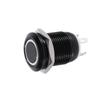 Car 12mm LED Light Momentary Push Button   Toggle Black Case 2A