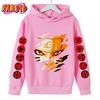 2025 MINISO Naruto Hoodie Kinder Kinderbekleidung für Jungen Baby Kinder Kleidung Herbst Warm Sweatshirts Mantel Cartoon Kleidung Hoodie