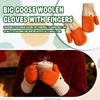 Fun Wool Mittens For Women, Warm, Fleece-lined, Thick And Cold-proof For And Winter.