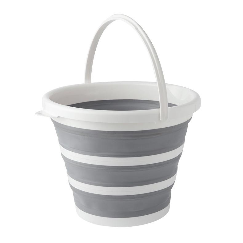 Portable Silicone Foldable Water Bucket for Outdoor, Car, and Camping Use