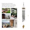 Wind Chimes 6pcs Aluminum Tubes Chimes Simple European Style Windbells Melodious Soothing Sound for Outdoor Indoor