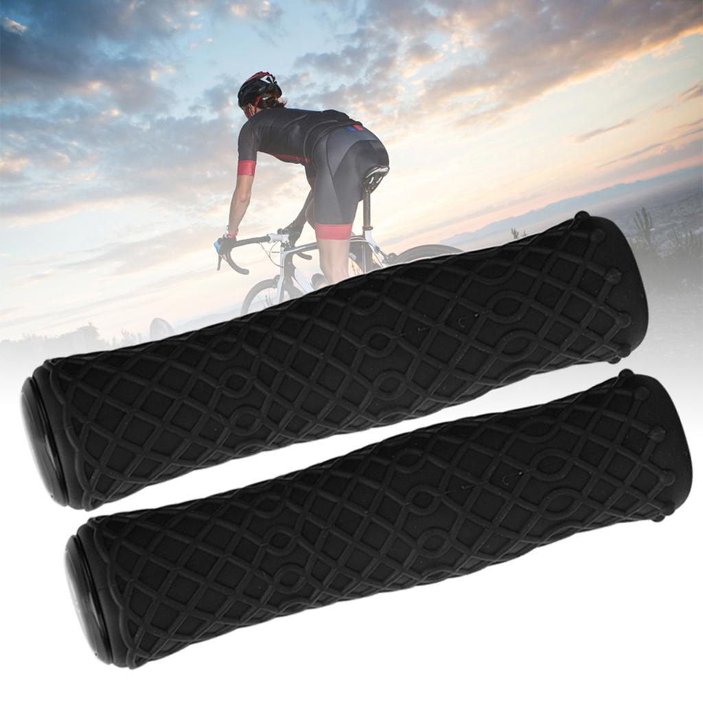 1 Paar Rutschfeste Ultraleichte Silikon Fahrrad Lenkergriffabdeckung Fahrradzubehör für Mountainbike