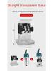 Adjustable Metal-and-Plastic Trimmer Base Cover with Transparent Top and Lifting Lock Accessories