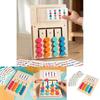 Wooden Brain Teaser Cards With Fourcolor Puzzle For Early Education And Cognitive Development