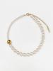 August Harmony Pearl Necklace Gold