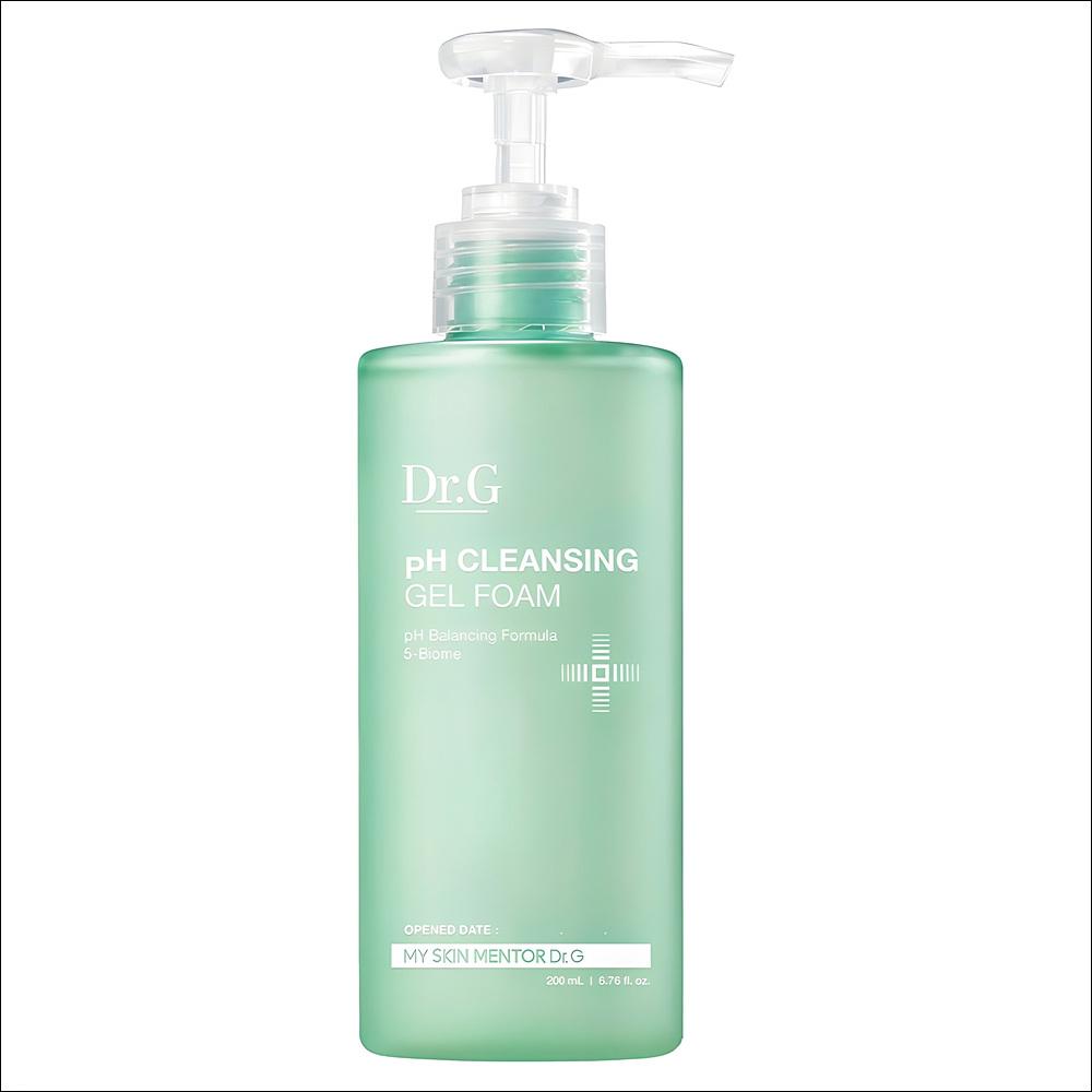 [Dr.G] pH Cleansing Gel Foam (200ml/300ml) - Low Irritation pH Balanced Cleanser, Sensitive Skin Safe, Barrier Strengthening, K-Beauty